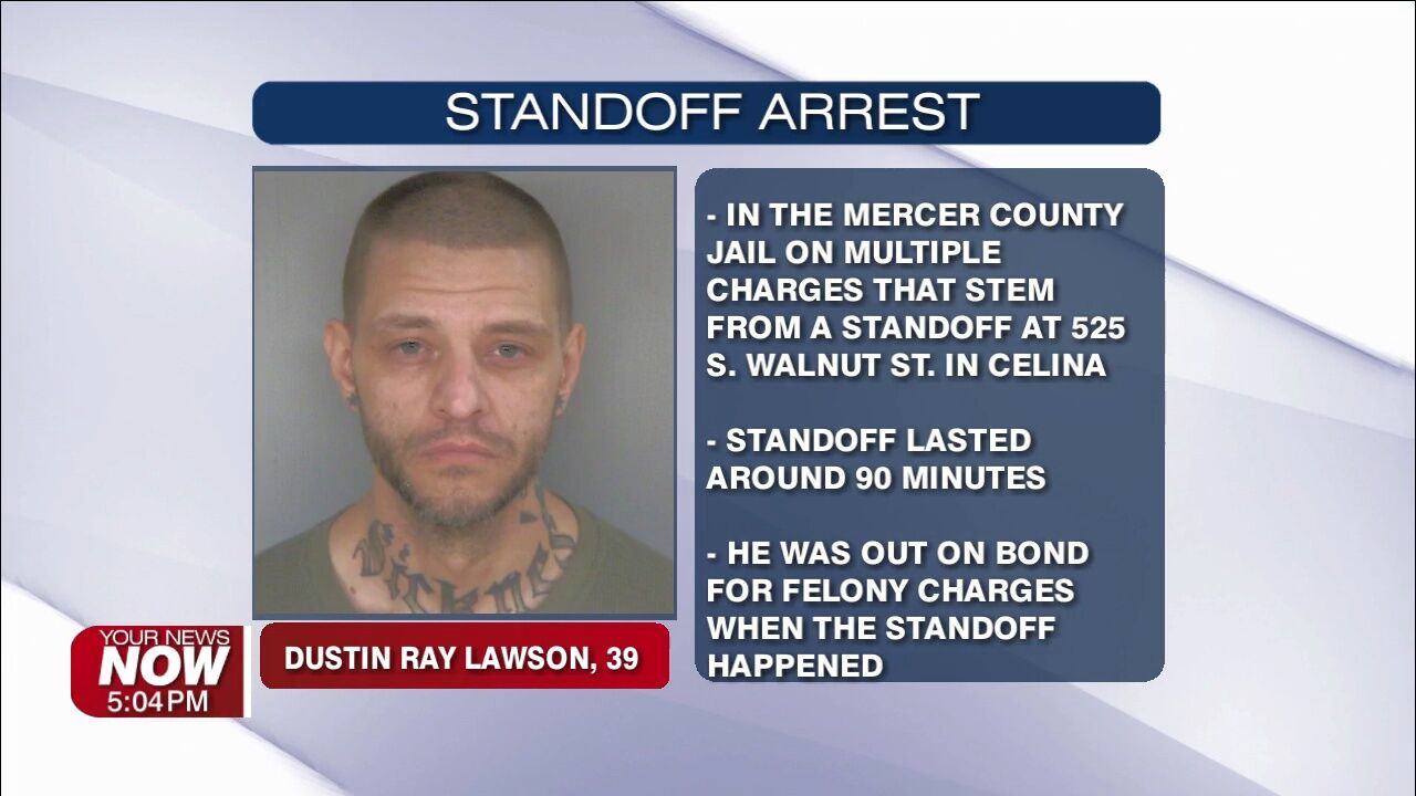Celina standoff ends with arrest of knife-wielding man